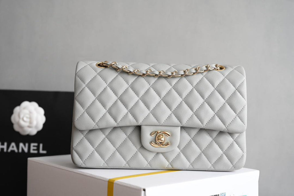 Ivory Quilted Chain Bag White