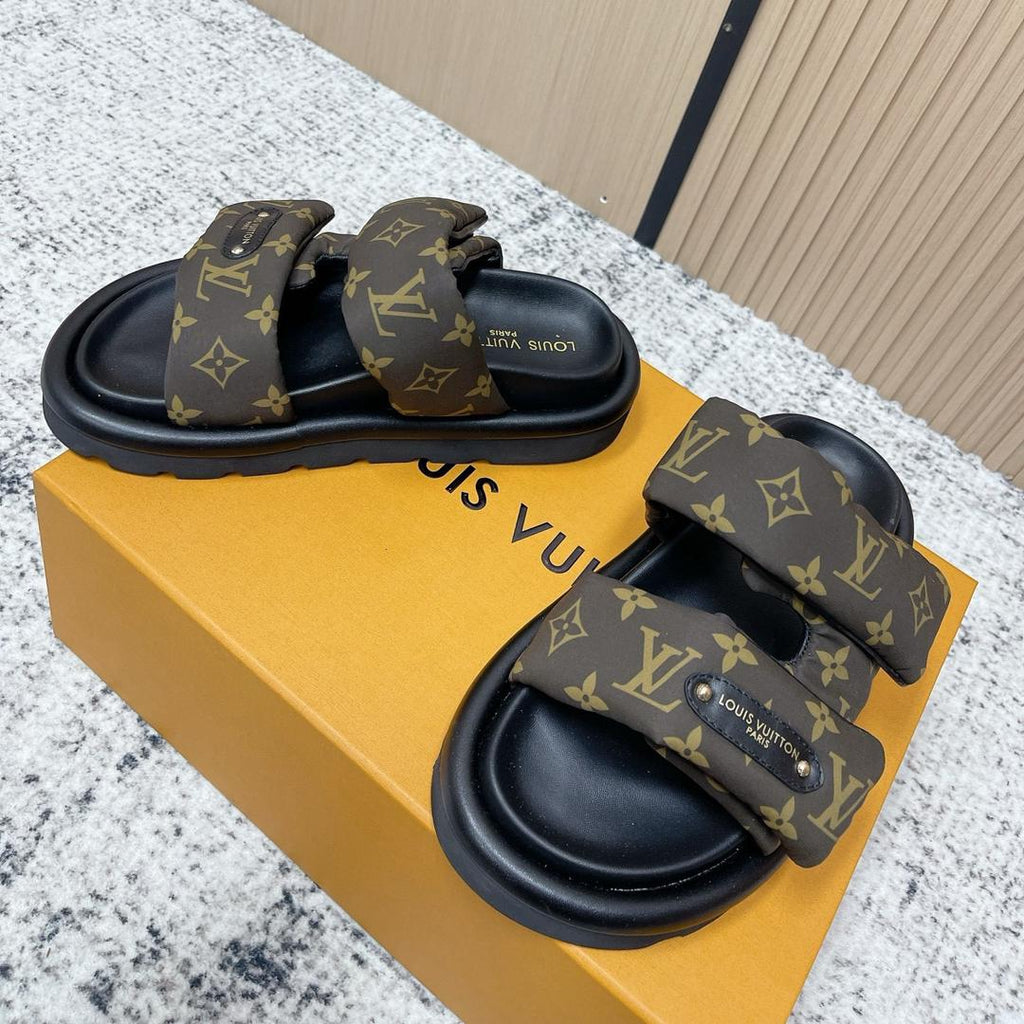 Monogram Comfort Slide Sandals
