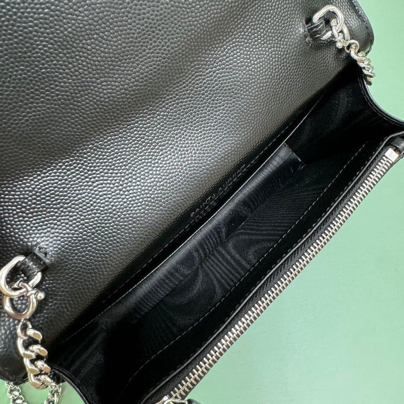 Black silver crossbody
