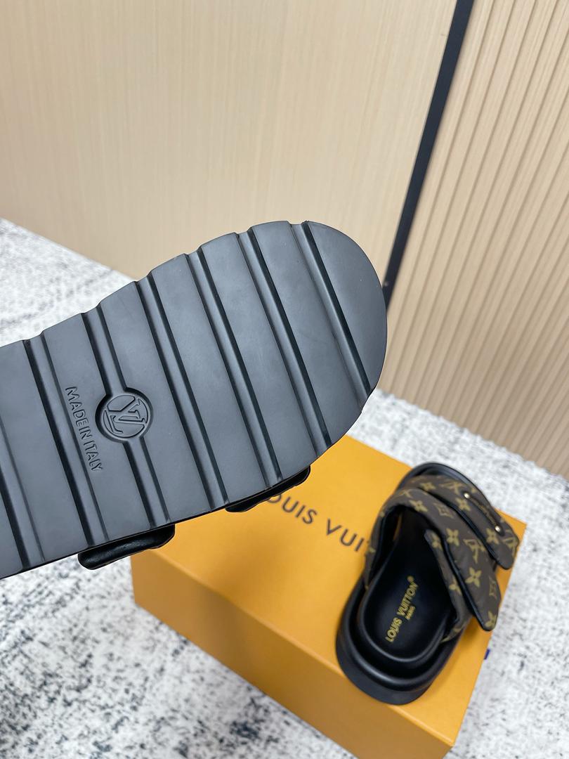 Monogram Comfort Slide Sandals